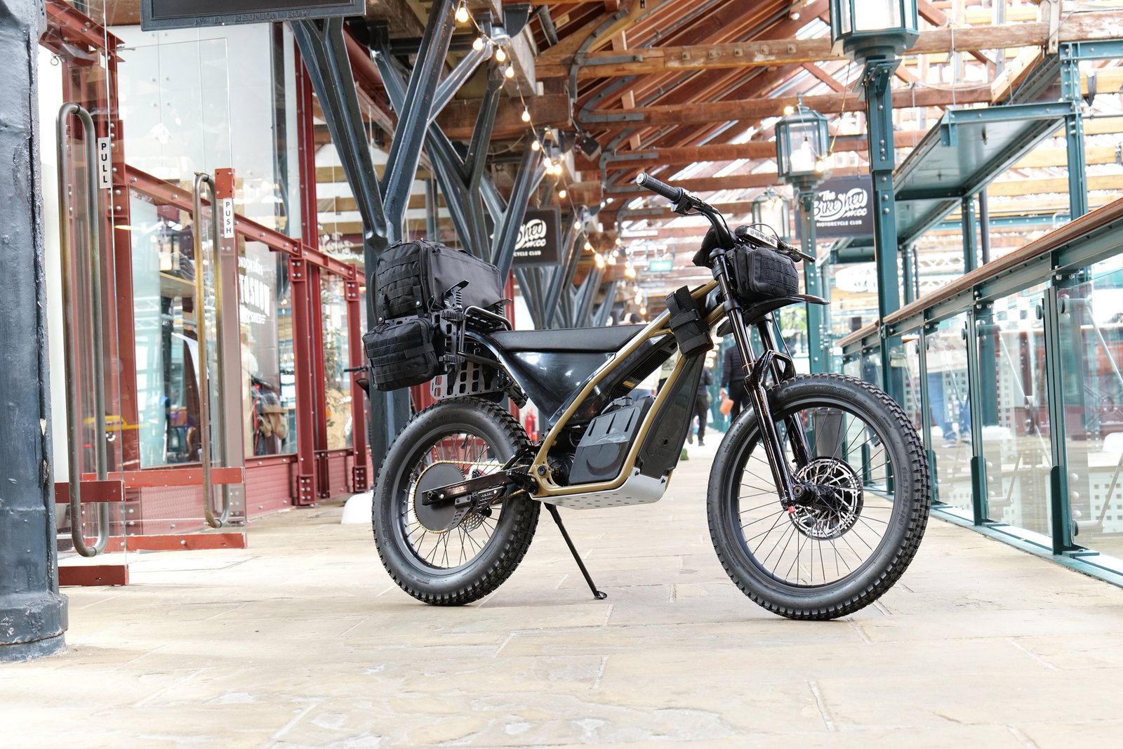 A Custom Oset Adventure Bike at Bike Shed Moto Show